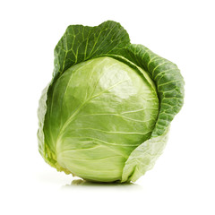 Fototapeta premium cabbage on white background