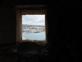 Greece Creta island Rethymno fortress Castle