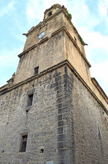 Fototapeta na wymiar Rubielos de Mora en provincia de Teruel España