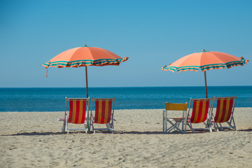 Viareggio Parasols and Deck Chairs