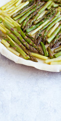 Asparagus Quiche preparation