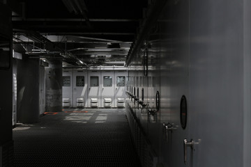 View of the building's electrical management equipment