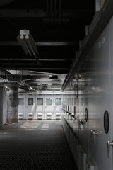 View of the building's electrical management equipment