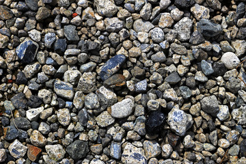 Background material of crushed stone