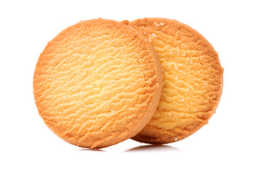 Cookies on white background