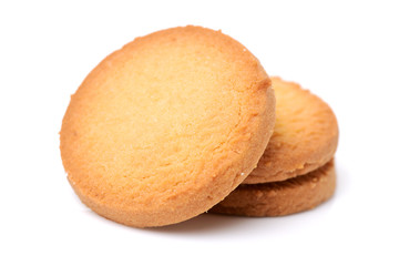 Cookies on white background