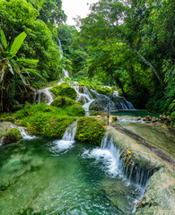 Mele Maat Cascades in Port Vila, Efate Island, Vanuatu, South Pacific