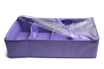 Textile storage box