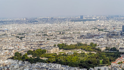 Fototapeta na wymiar Panorama of Paris