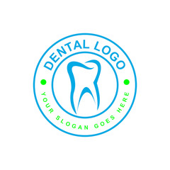 Dental Logo Emblem, Health and medical logo
