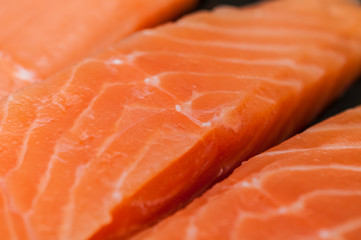 frischer Lachs aus Norwegen