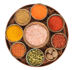 Obraz na płótnie Canvas Oriental spices and seasonings
