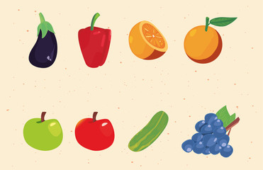 nutrition fresh fruit and vegetables