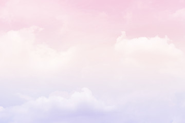 cloud background with a pastel colour