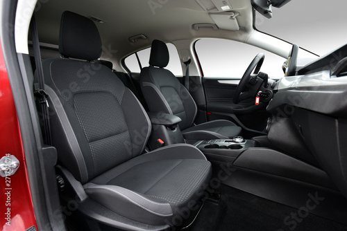 Front seats of a modern passenger car
