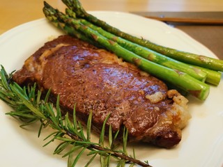 Close up shot of a homemade fried steak