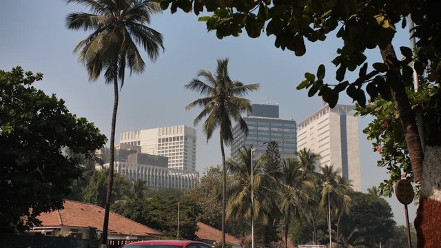 Buildings of the city of Mumbai in the area of Colaba.