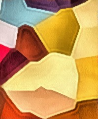 Fototapeta premium Abstract artistic geometric colorful pattern. Polygonal unusual effect background. Modern concept texture. 