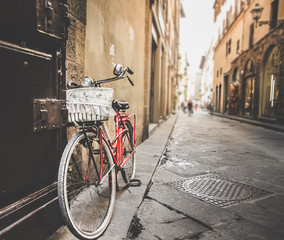 Bicicleta aparcada en Florencia