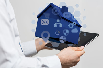 Smart home: Smarthome house automation icon
