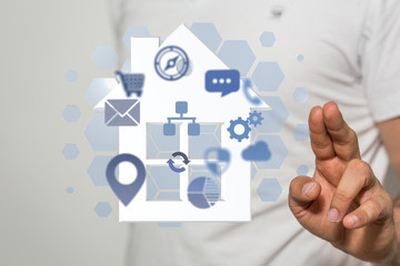 Smart home and future concept