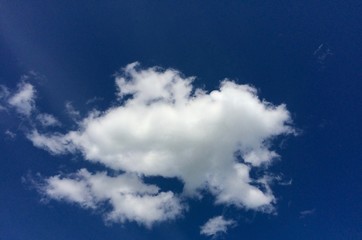 blue sky with white clouds