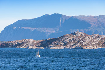 Small fishing boat in Norway