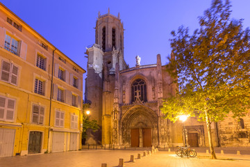 Aix Cathedral in Aix-en-Provence, France