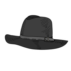 vector, isolated, on white background, men's hat, headdress, graphic