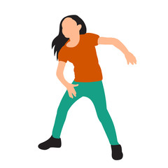 Fototapeta premium dance woman vector
