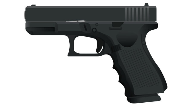 The popular handgun illustration from police officers.