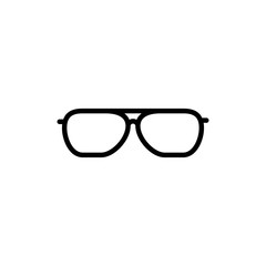 sunglasses icon, glasses vector illustration sign