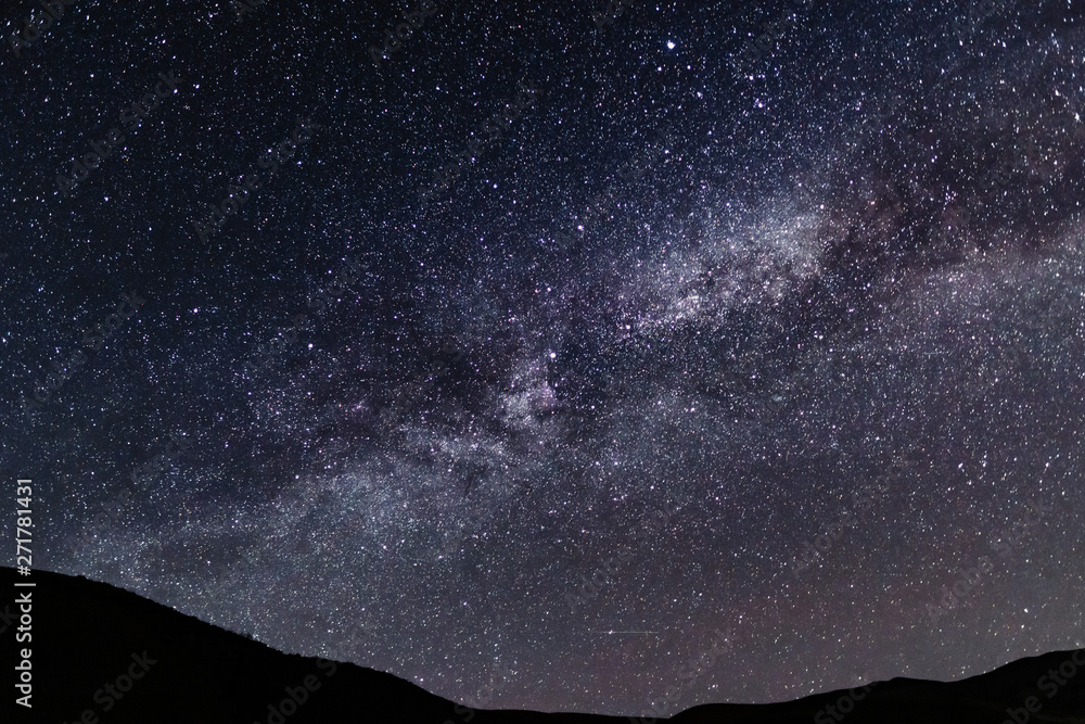 Wall mural night starry sky background, universe
