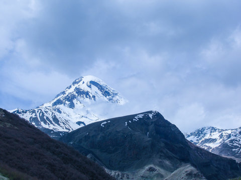 Caucasus mountains in Kazbegi region, Georgia - Image       