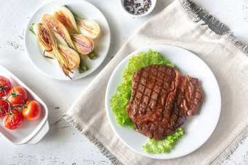 Grilled beef steak