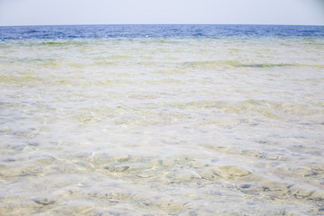 Fototapeta na wymiar Sea water summer vacantion background