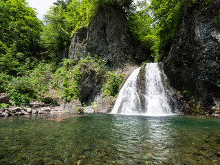 渓流 滝 川