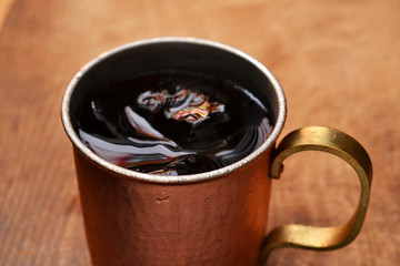 アイスコーヒー銅製カップ