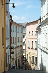 Fototapeta na wymiar Olomouc Old Town Streets