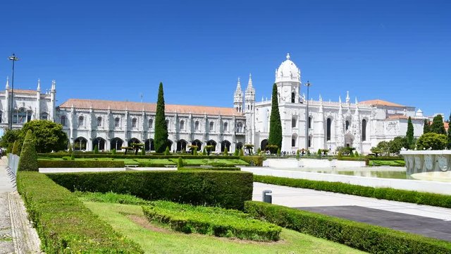 Jeronimos Monastery in Lisbon Portugal