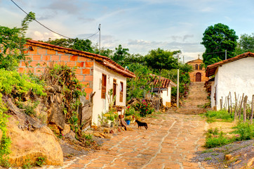Fototapeta na wymiar Guane, Colombia