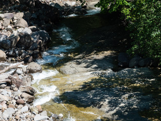 渓流 川 釣り 沢登り