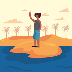 summer time holiday vector ilustration