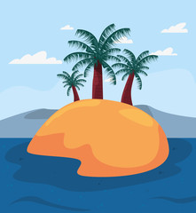 summer time holiday vector ilustration