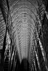 Fototapeta premium modern building, arches, black and white arches,curves