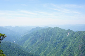 Naklejka premium 大台ケ原 大蛇嵓からの眺望