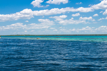 Laguna de bacalar, Quintana Roo, Mexico