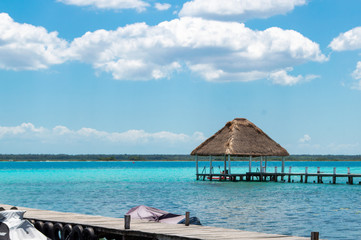 Laguna de bacalar, Quintana Roo, Mexico