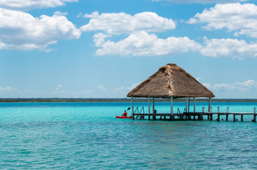 Laguna de bacalar, Quintana Roo, Mexico