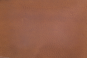 close up of Genuine brown leather texture background